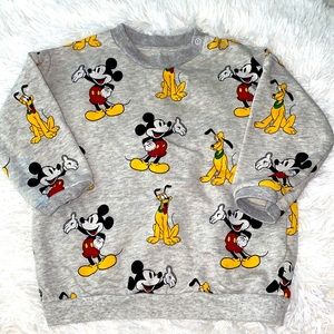 H&M DISNEY PLUTO MICKEY SWEATER!! SO CUTE